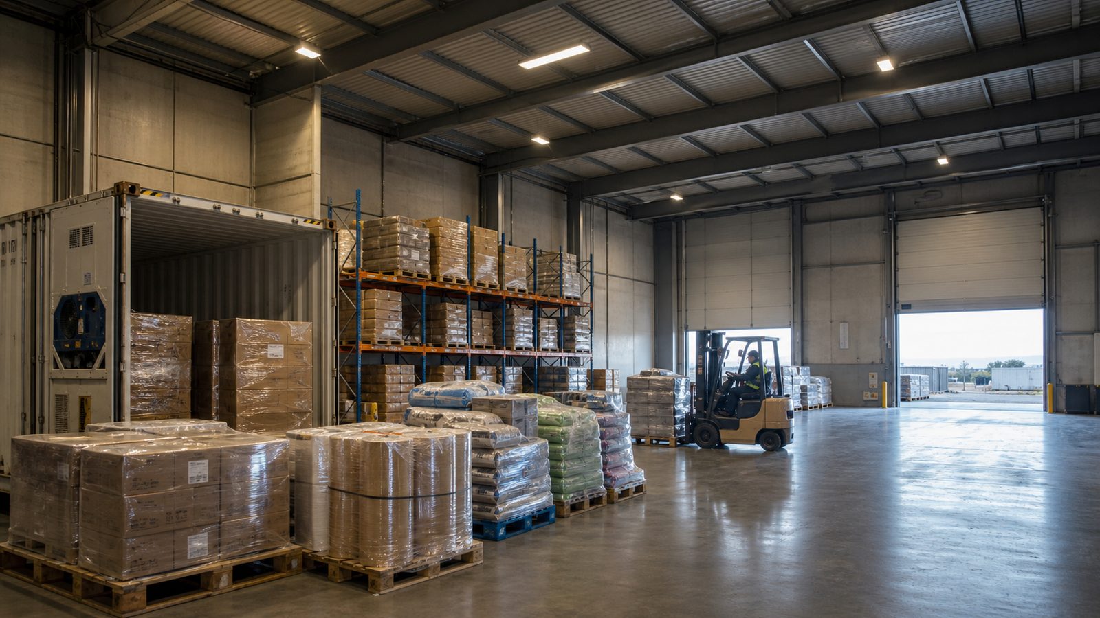 Freight and warehouse workers on a New Zealand site, the front line for biosecurity awareness